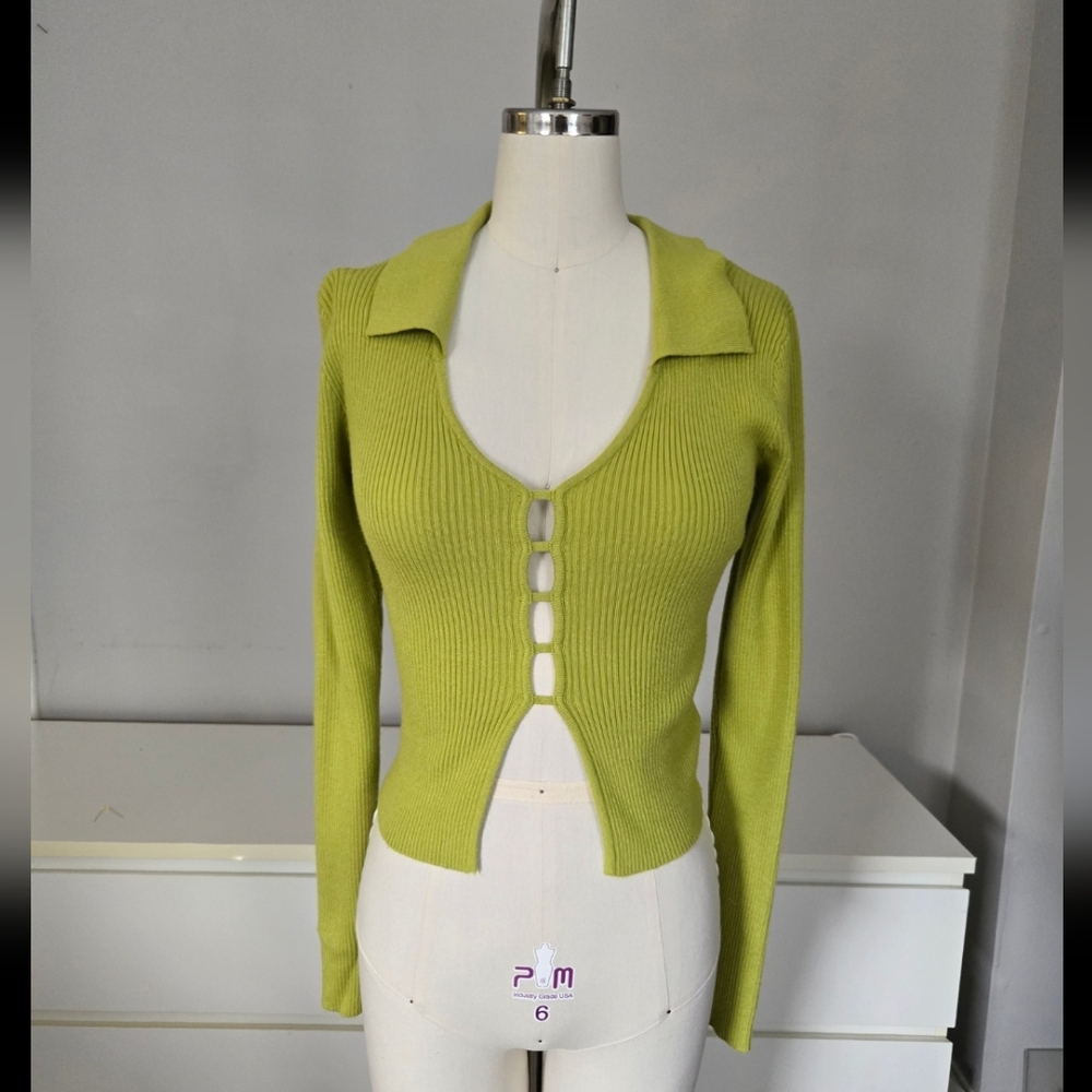 Sincerely Jules Lime Green Sweater